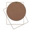 Uniquewise Decorative Metal Wall Mounted Modern Mirror - Perfect for Living Room, Bedroom, Bathroom Vanity, Entryway, or Hallway, Adding Elegance and Charm to Your Space